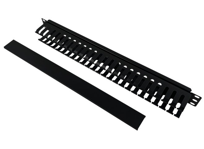 Organizer kabli 1U z pokrywą maskującą PK008