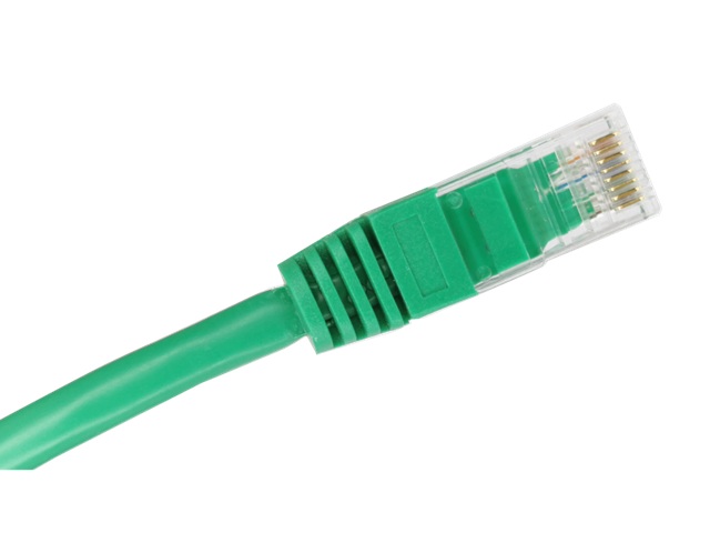Patch-cord U/UTP kat.6 PVC 5.0m zielony ALANTEC KKU6ZIE5