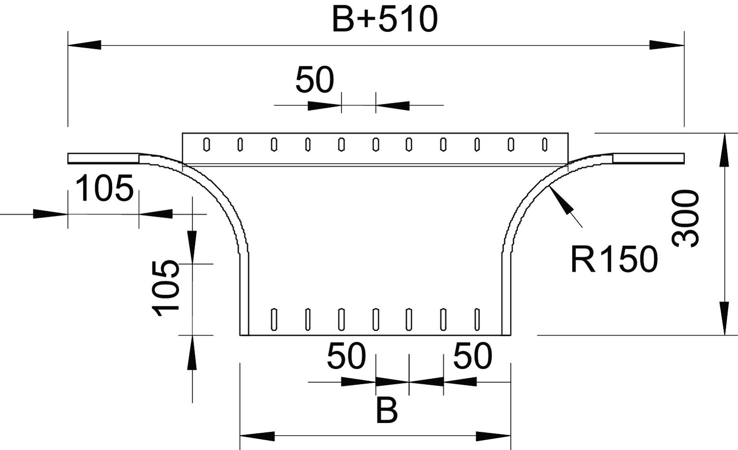 Odgałęzienie dostawne 60x400 RAA640FS, 7002394