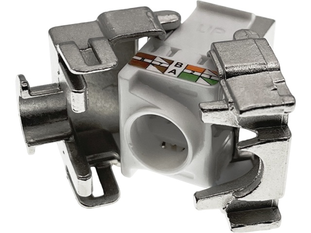 Moduł keystone STP kat. 5E, RJ45 beznarzędziowy, MB002