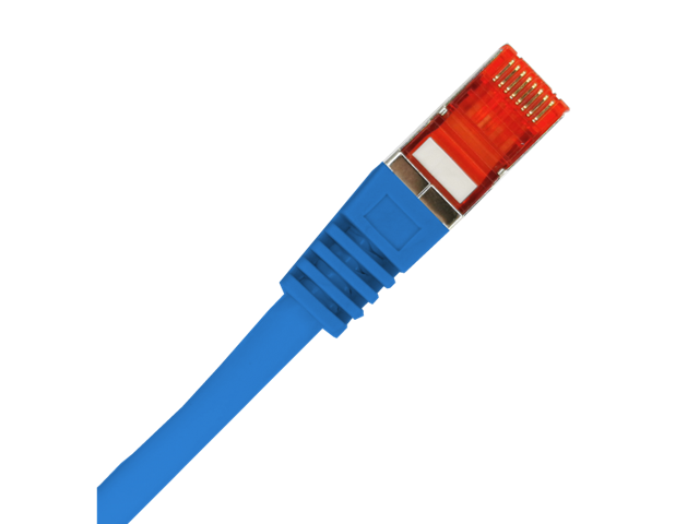 Patch-cord S/FTP kat.6A LSOH 1.0m niebieski ALANTEC KKS6ANIE1.0