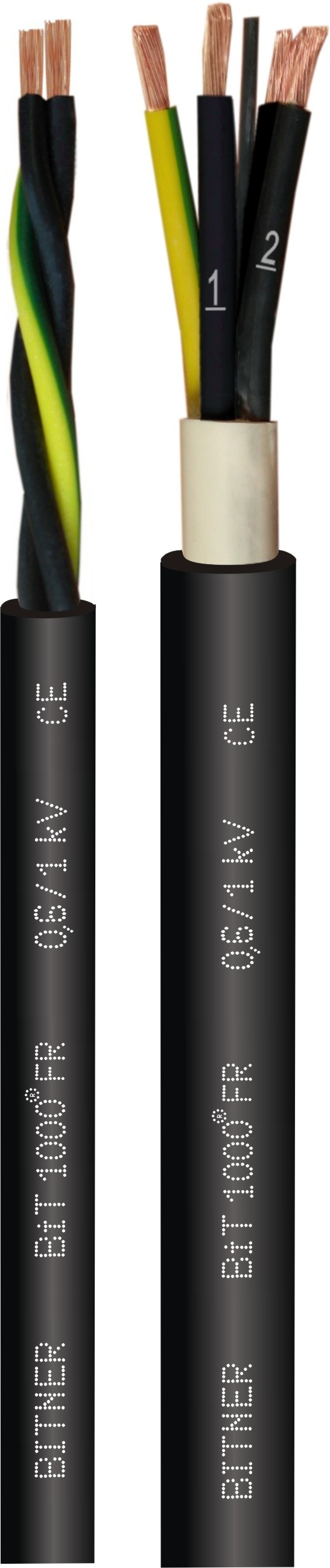 Kabel sterowniczy BiT 1000 FR 3G1,5 0,6/1kV S66233 klasa Eca czarny S66233