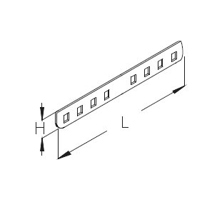 Łącznik korytka RGV 42S ,PKWiU 25.11.23.0