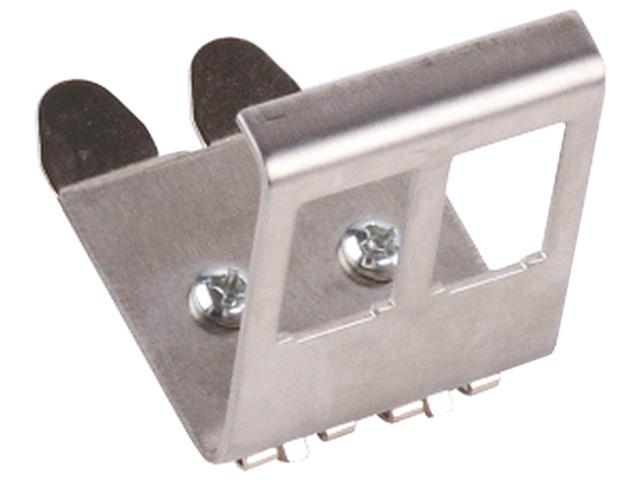 Adapter mocowania typu keystone na szynę DIN (TH-35) 2x moduł keystone MKA-TH35-2