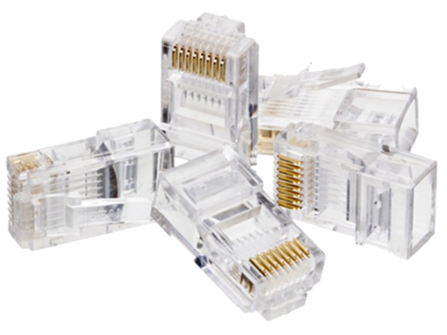 Wtyk UTP kat. 5e RJ45, WT001op (op.=100szt.)