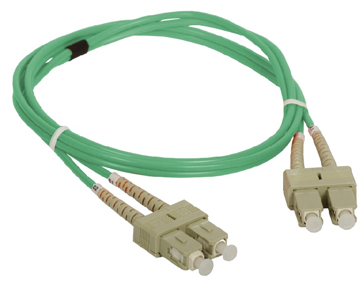 FO Patch cord MM OM3 DUPLEX 50/125 2m FOC-SCSC-5MMD-2-3