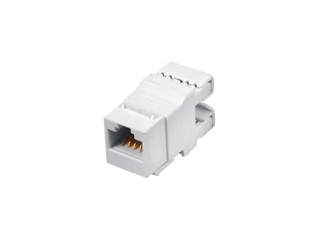 Gniazdo keystone RJ45 UTP kat. 6 nieekranowane Q-LANTEC, MKN-U6-1