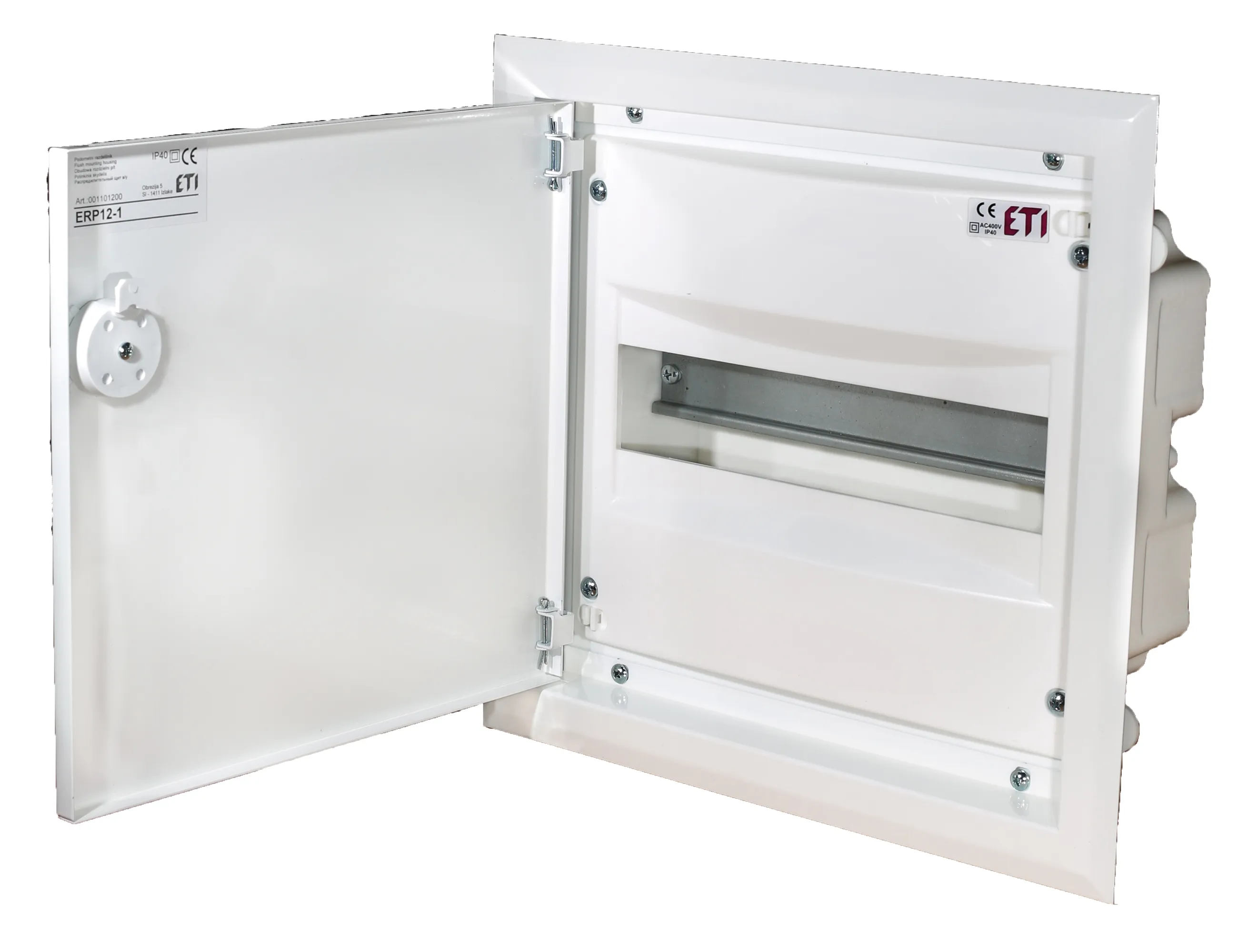 Rozdzielnica modułowa 1x12 podtynkowa /dzwi metal/ IP40 ERP12-1 DIDO 001101200