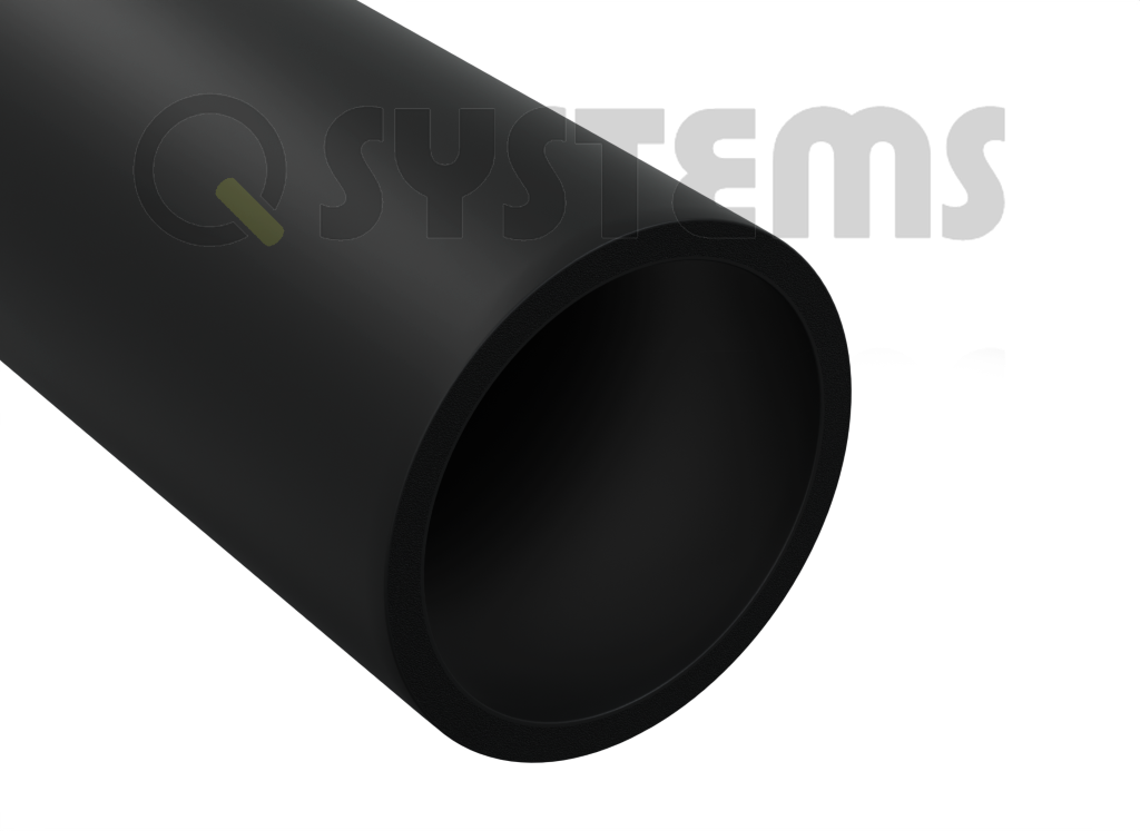 QRG UV 110 RURA GŁADKOŚCIENNA NA PRZESTRZENIE OTWARTE W ODCINKACH 3m bez kielicha śr. 110/10 mm czarna
