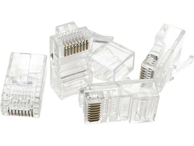 Wtyk przelotowy RJ45 UTP kat.5e (100szt.), WT118