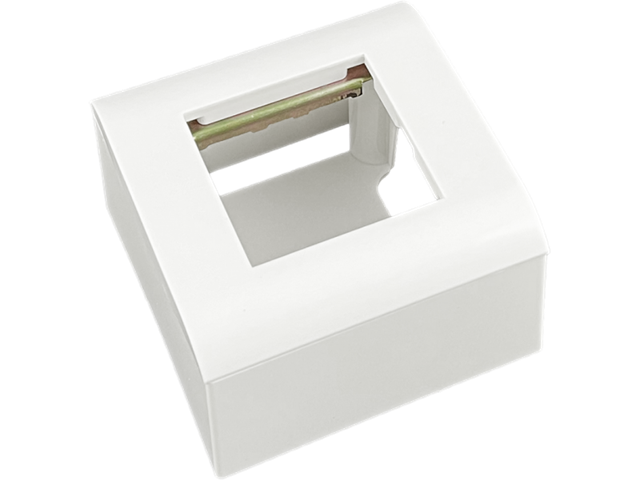 Obudowa kompletna 45x45 (puszka+support+ramka) - 2M, OS009