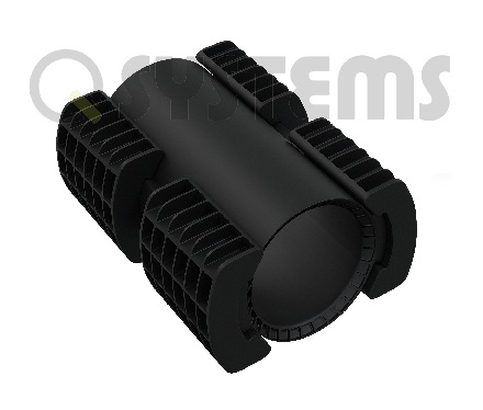 Złączka czarna EBM 40, 20030048