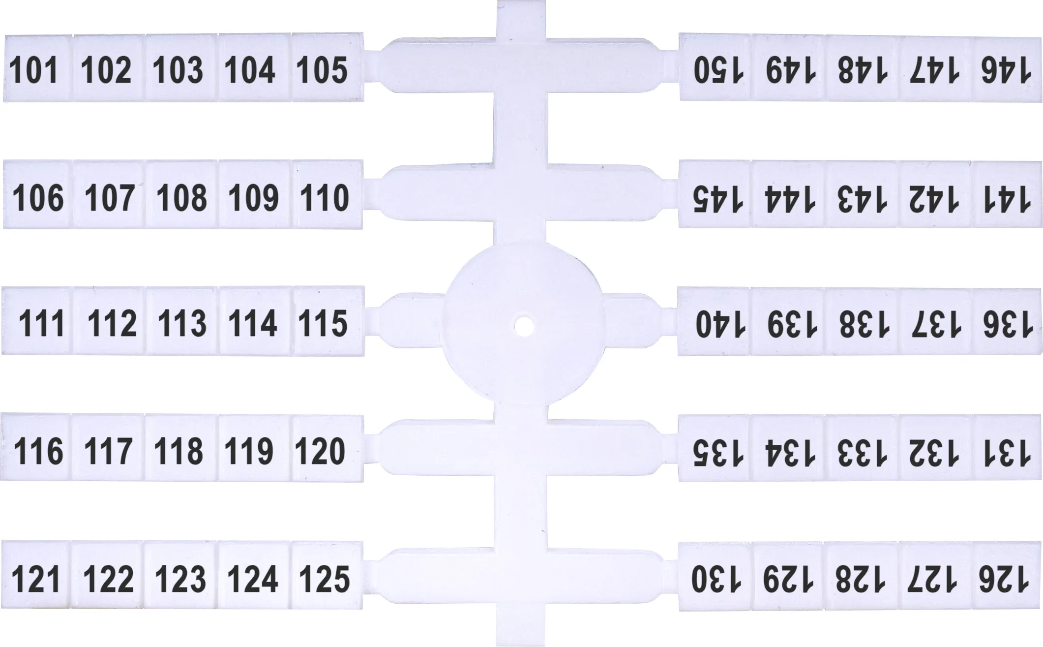 Oznacznik elastyczny (4 x 50 szt.) 101-150 (EO3)