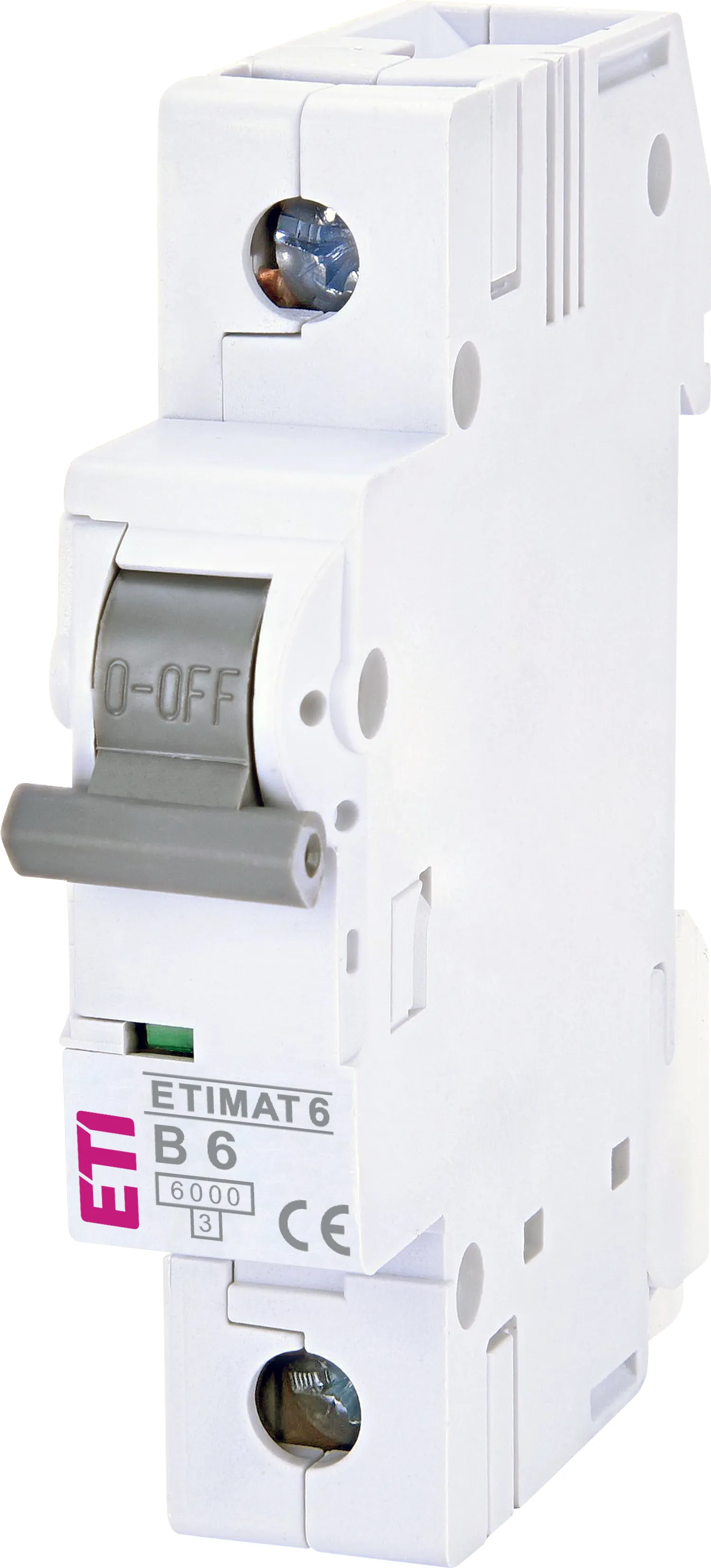 Wyłącznik nadprądowy 1P B 6A 6kA AC ETIMAT 6 002111512