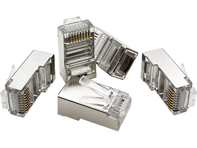 Wtyk przelotowy RJ45 STP kat.5e (op.100 szt)