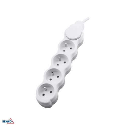 Przedłużacz NB 4X 2P+Z+WYŁ. 1.5MM X 3.0M.