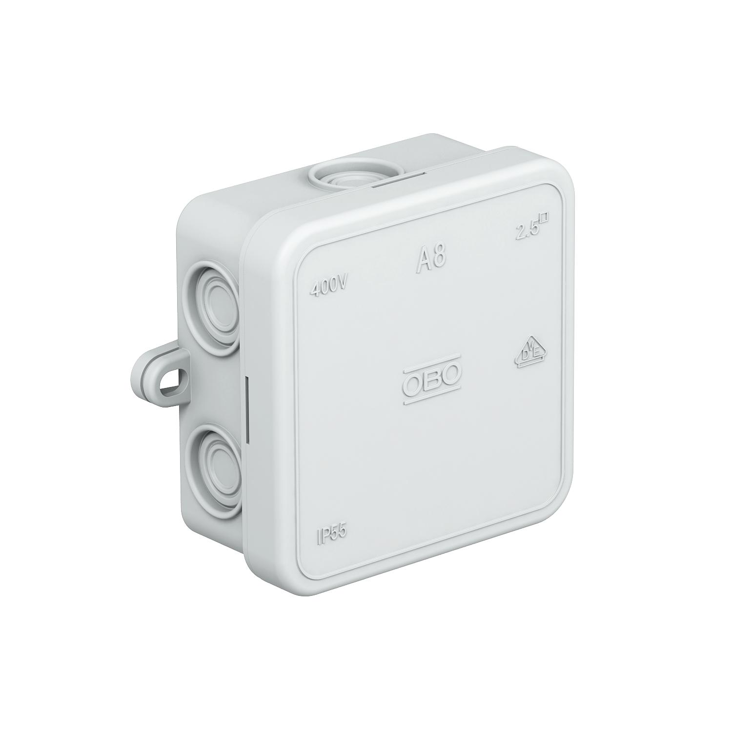 Puszka odgałęźna A8 75X75X36.2MM IP55