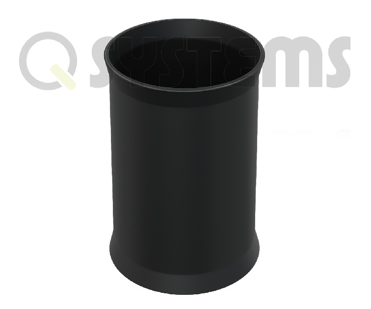 QZK 40 Złaczka do rur karbowanych śr.40mm CZARNY