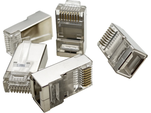 Wtyk przelotowy RJ45 STP kat.6 (100szt.) WT115