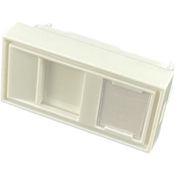 Adapter z klapką przeciwkurzową 22,5x45 (Mosaic) do modułów Keystone