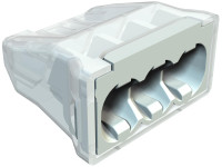 Szybkozłączka 3-torowa 0,5-2,5mm2 450V 24A jasnoszara 61 325 LGR